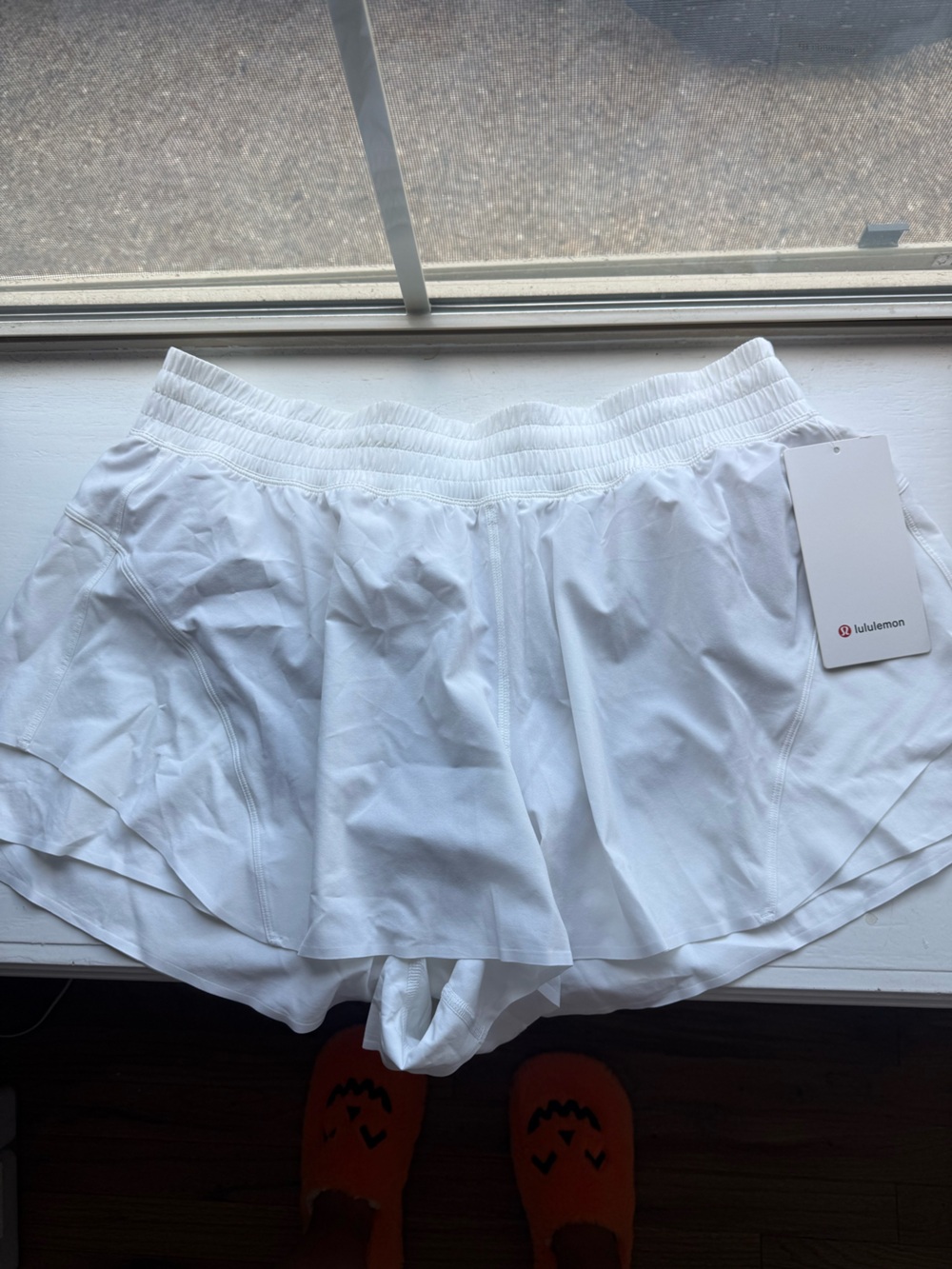 lululemon athletica White Layered Athletic Shorts